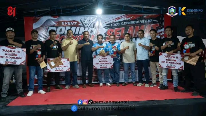 Turnamen Domino Morotai 2026 Resmi Ditutup, Pererat Silaturahmi dan Promosi Pariwisata