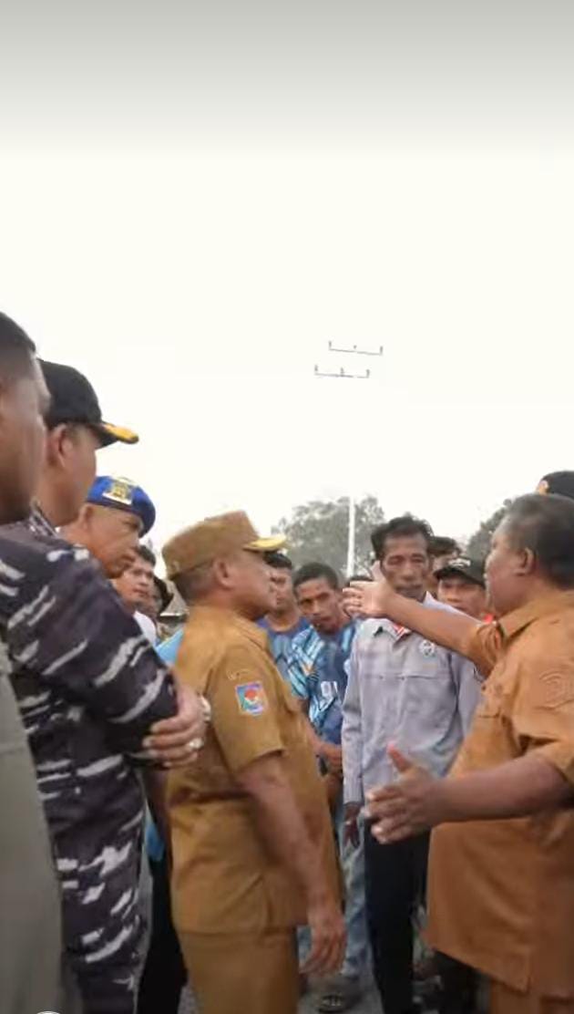 BUPATI MOROTAI BERSAMA FORKOPIMDA TURUN LANGSUNG REDAM KONFLIK PANDANGA-JUANGA, SEPAKAT DAMAI